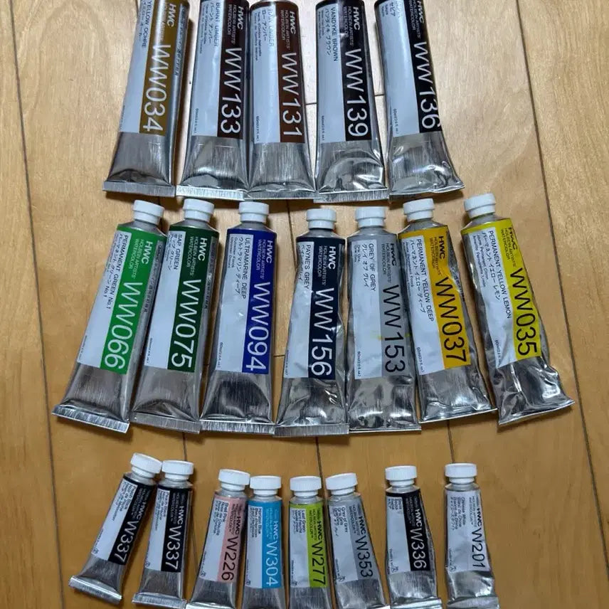 [BUNJANG] Holbein Watercolor Paint 60ml 15ml / 입시미술 홀베인 수채화 물감 60ml 15ml