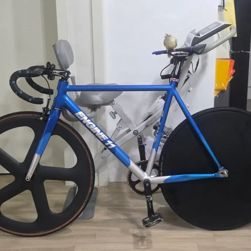 [BUNJANG] Engine11 Candy Blue Fixie Bike / 엔진11 캔디블루 대차