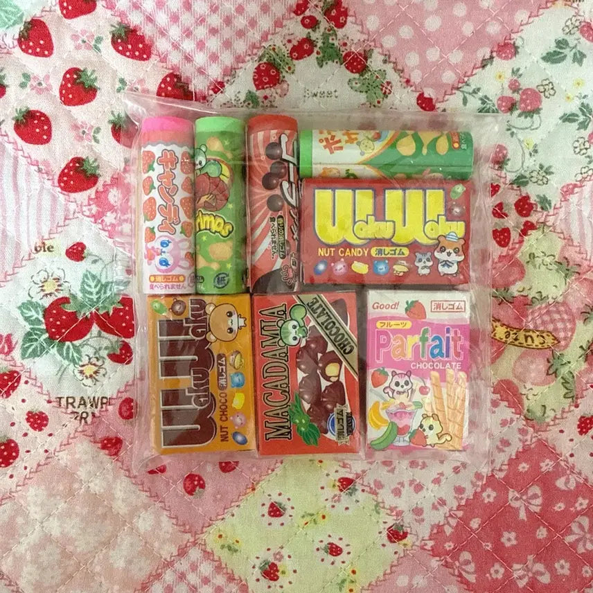 [BUNJANG] Heisei Era Classic Eraser Bundle Set / 고전 헤이세이 문구 지우개 일괄