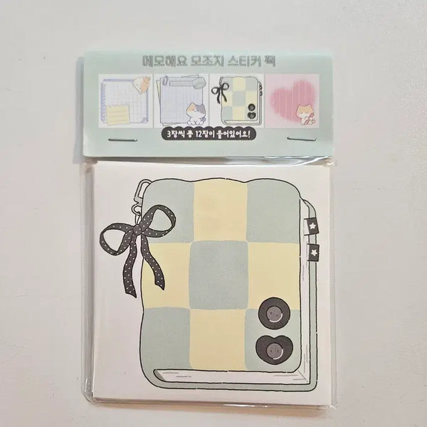 [BUNJANG] Momojipsa Memo Pad / 모조지)모모집사 메모해요