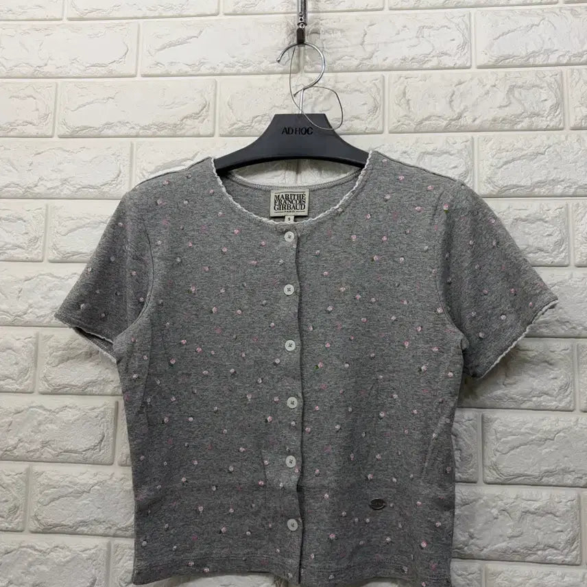 [BUNJANG] Marithe Francois Girbaud Flower Cardigan (Size S) / 마리떼 플라워 가디건 S
