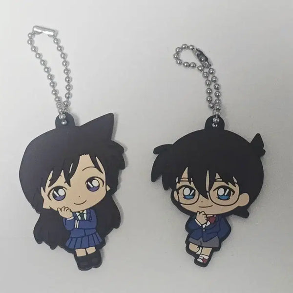 [BUNJANG] Detective Conan Ran and Shinichi Keychain Bundle / 명탐정코난) 란과 코난 키링 일괄로 판매합니다!