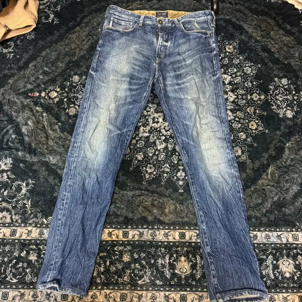 [BUNJANG] Armani Jeans Washed Denim Pants / 아르마니 진스 워싱 데님 팬츠