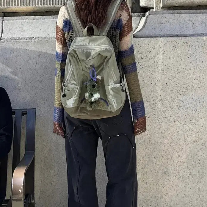 [BUNJANG] Nylon Backpack Mint / 나일론 백팩 민트색