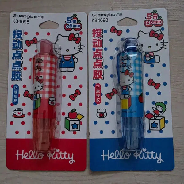 [BUNJANG] Hello Kitty Glue Tape Red/Blue / 헬로키티 광보 풀펜 빨강/파랑 새상품 (개당단가)