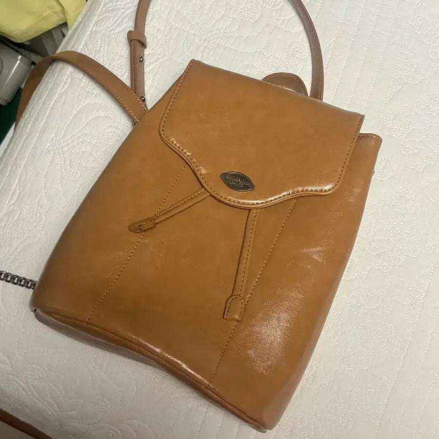 [BUNJANG] Somewhere Better Fle Backpack Caramel / 썸웨어버터 플리 백팩 카라멜
