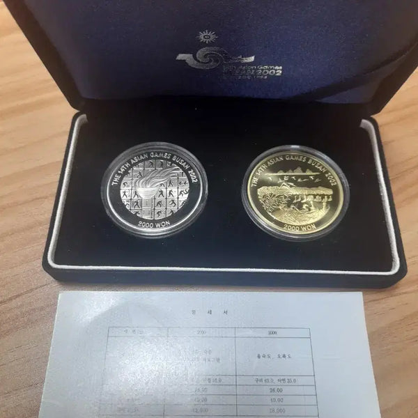 [BUNJANG] 2002 Busan Asian Games Commemorative Coin Set / 부산아시안게임 기념주화