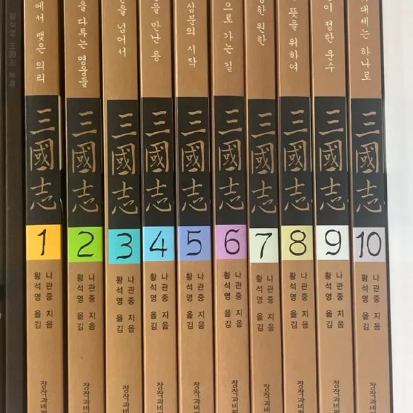 [BUNJANG] Romance of the Three Kingdoms Complete Set + Appendix / 나관중 삼국지 전권+부록