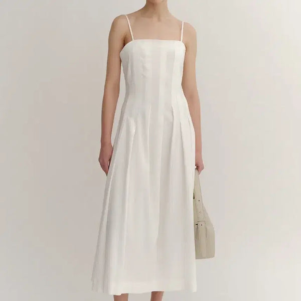 [BUNJANG] Kinder Salmon Varda Long Dress Off-White / 킨더살몬 원피스 새상품