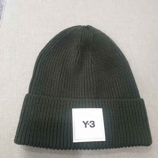 [BUNJANG] Y-3 Khaki Knit Beanie Hat / Y-3 비니 모자 카키색