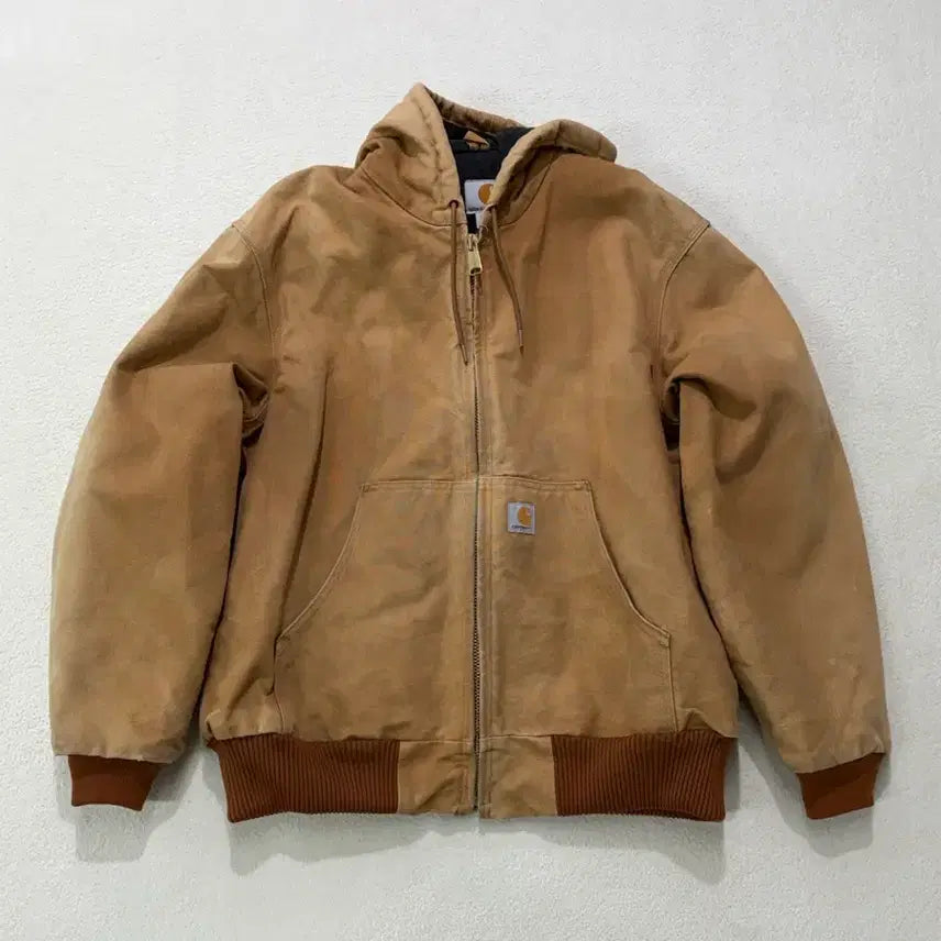 [BUNJANG] Carhartt J140 Duck Active Jacket Brown L / 칼하트 J140 덕 액티브 자켓 브라운 L USA