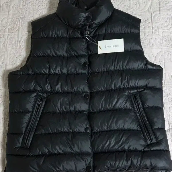 [BUNJANG] Slow Urban Black Padded Vest Size 77 / [새상품] 슬로우어반 블랙 패딩 조끼 77