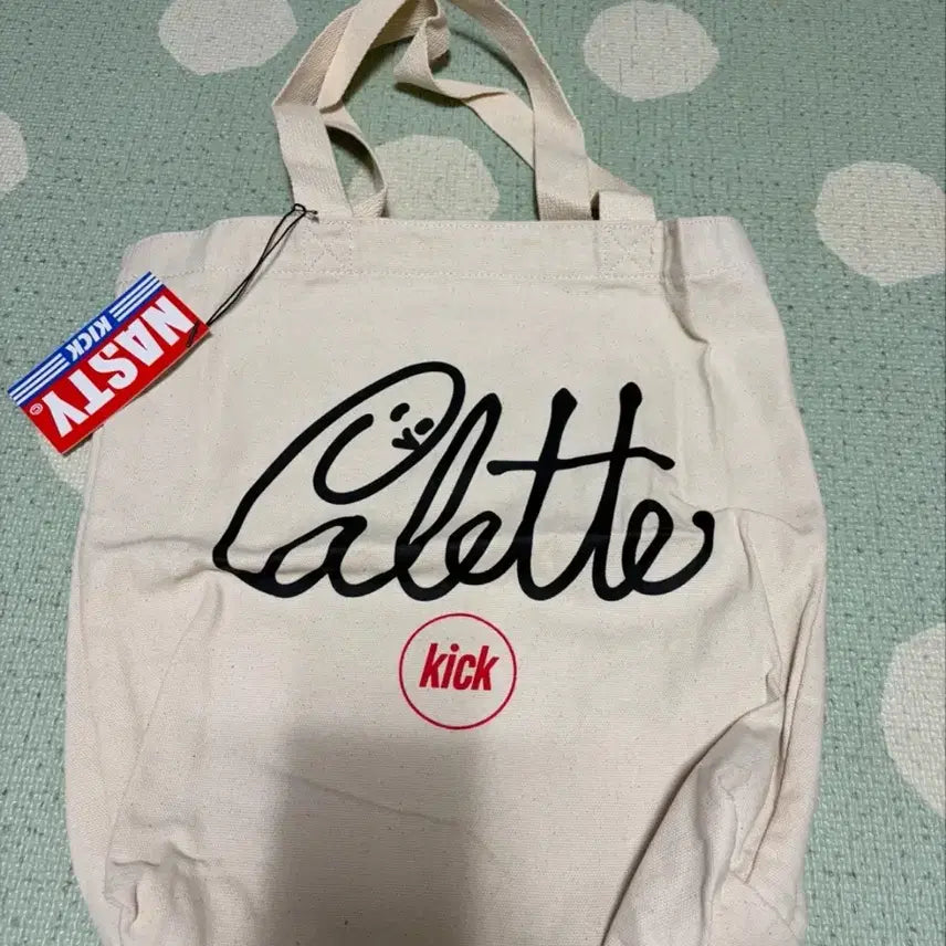 [BUNJANG] Nasty Kick Natural Eco Bag / 새상품)네스티킥 에코백 내추럴