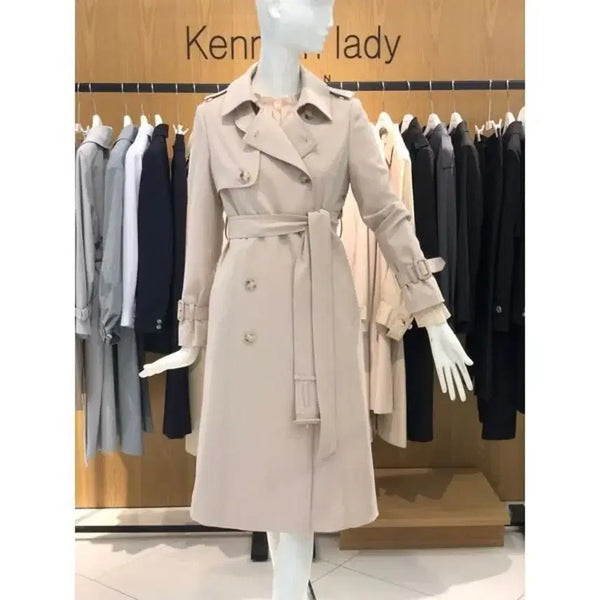 [BUNJANG] Kenneth Lady Soft Slim Trench Coat Size 66 / [케네스레이디/66] 소프트 슬림 트렌치코트