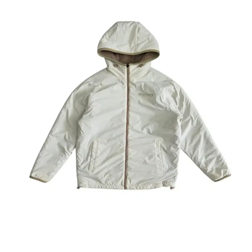 [BUNJANG] Discovery Reversible Bishon Boucle Windbreaker Jacket / Discovery 디스커버리 리버시블 비숑 부클 바람막이 자켓