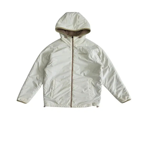 [BUNJANG] Discovery Reversible Bishon Boucle Windbreaker Jacket / Discovery 디스커버리 리버시블 비숑 부클 바람막이 자켓
