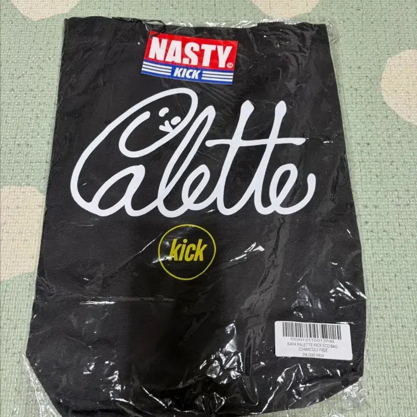 [BUNJANG] Nasty Kick Eco Bag Black / 새상품)네스티킥 에코백 블랙
