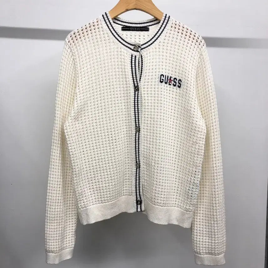 [BUNJANG] GUESS Net Cotton Cardigan F / GUESS 게스 네트 코튼 가디건 F