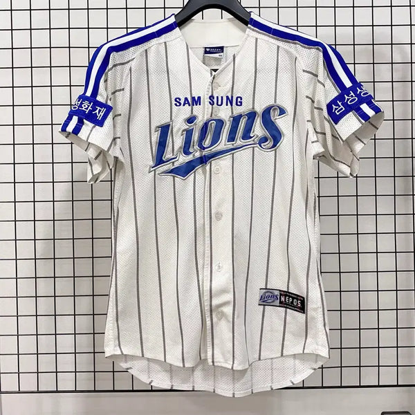 [BUNJANG] Samsung Lions Dynasty Nomaking Baseball Jersey (L) / <100> 삼성 라이온즈 왕조 노마킹 유니폼