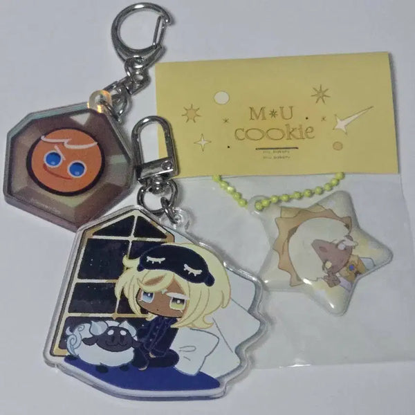 [BUNJANG] Pure Vanilla Cookie Keychain Bundle Set / 비공굿)5주년팬페스티벌 비공식 굿즈 퓨어바닐라 쿠키 키링 일괄