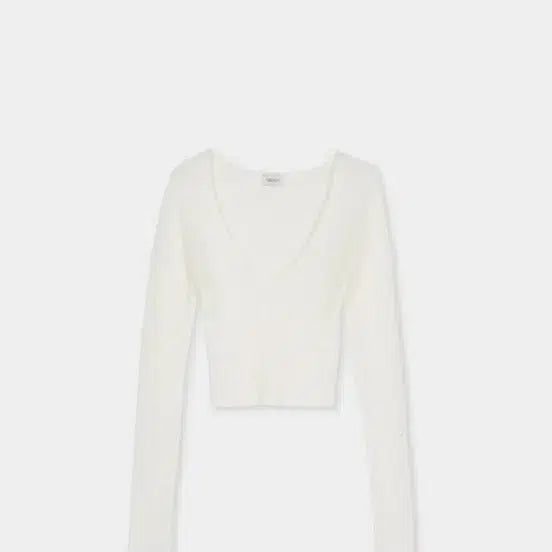 [BUNJANG] Modo Pave V Knit Ivory / 샵모도 modo Pave V knit 아이보리
