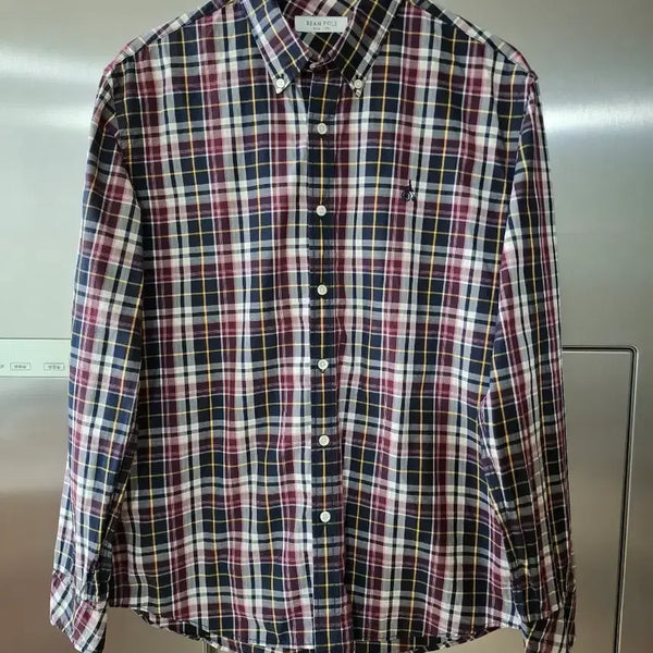 [BUNJANG] Beanpole Check Shirt / 빈폴 체크 남방 셔츠