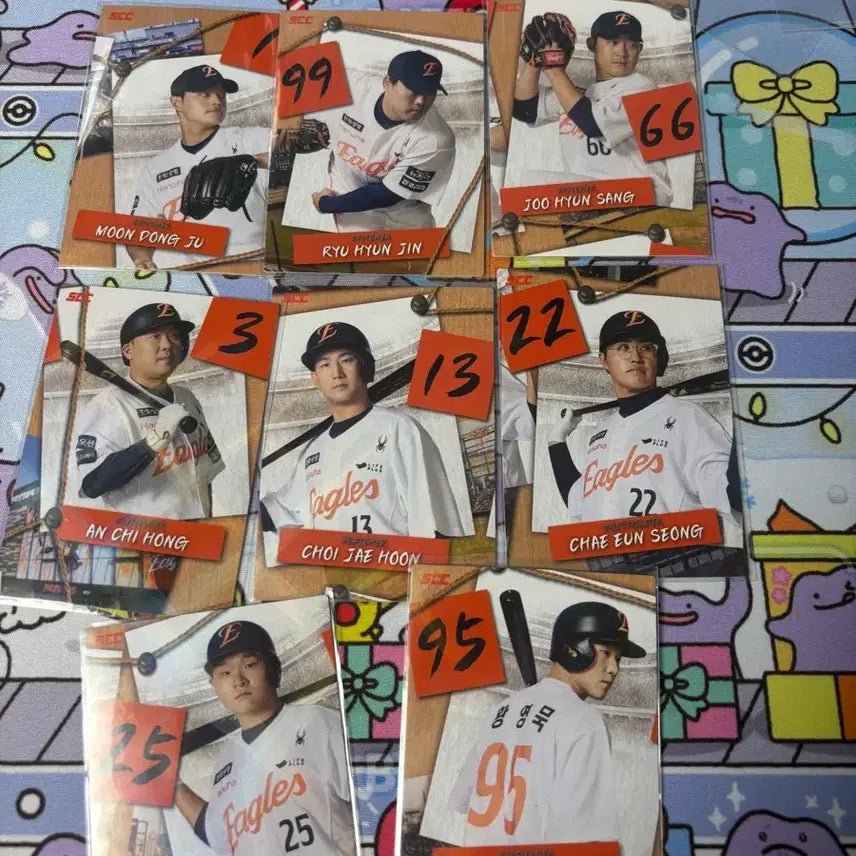 [BUNJANG] Hanwha Eagles Puzzle Card Set (9 Cards) / 한화이글스 퍼즐카드