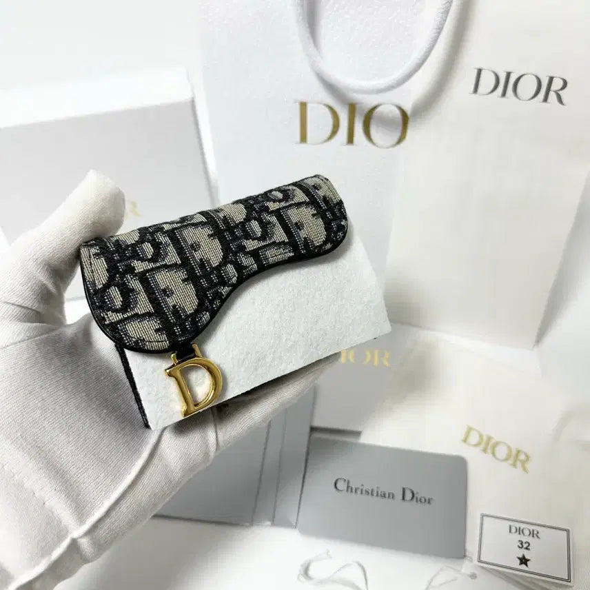 [BUNJANG] Dior Oblique Saddle Pocket Card Holder / (정품)(새상품,풀구성)디올 오블리크 새들 포켓 카드지갑