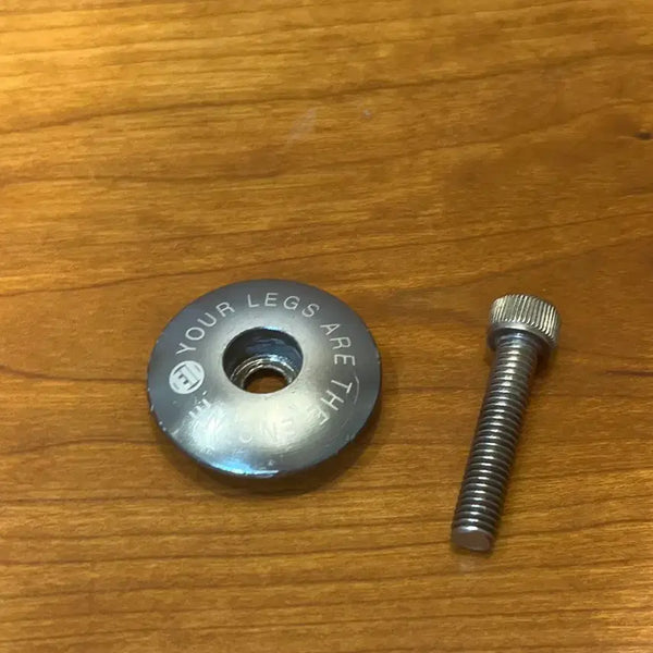[BUNJANG] Engine11 Silver Top Cap for Pixie Road Bikes / 엔진11 실버 탑캡 픽시 로드