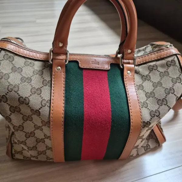 [BUNJANG] Gucci GG Monogram Boston Tote Bag / 구찌 GG 모노그램 보스턴 토트백