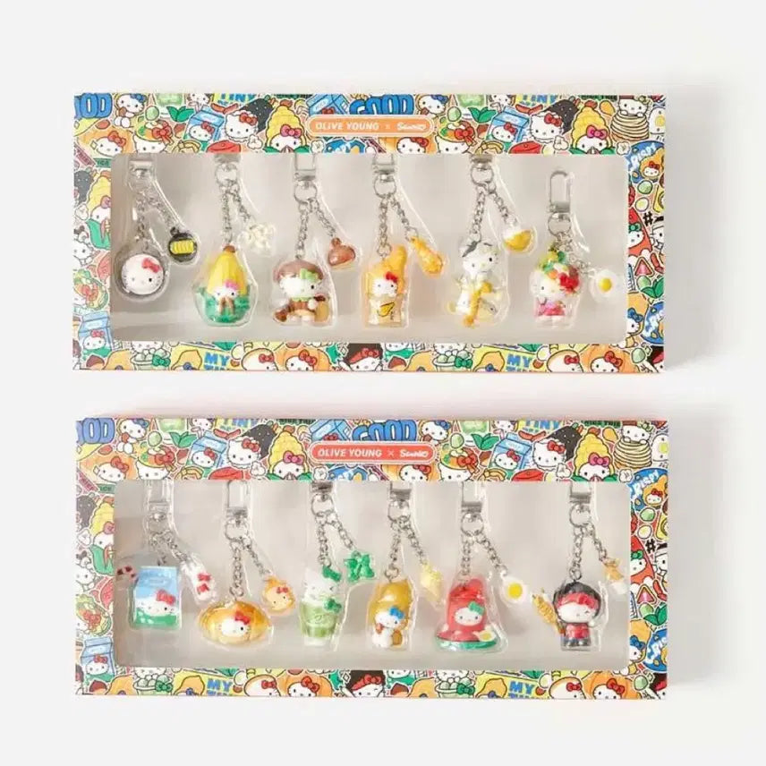 [BUNJANG] Hello Kitty 12-Piece Keyring Set / 올리브영 텐바이텐 지역 헬로키티 키링 12종
