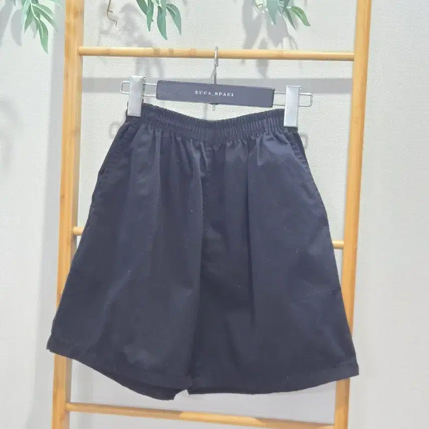 [BUNJANG] Black Banding Wide Shorts / 블랙 밴딩 와이드 반바지