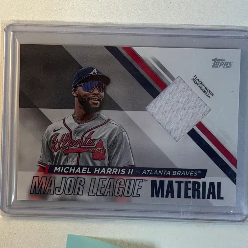 [BUNJANG] Michael Harris II Relic Topps MLB Baseball Card / 마이클 해리스 2세 렐릭 Topps MLB 야구카드