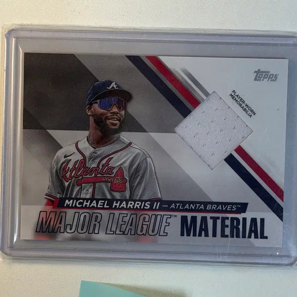 [BUNJANG] Michael Harris II Relic Topps MLB Baseball Card / 마이클 해리스 2세 렐릭 Topps MLB 야구카드