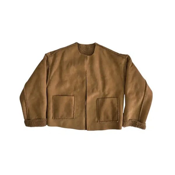 [BUNJANG] Vintage Suede Shearling Jacket / Vintage 빈티지 여성 스웨이드 무스탕 자켓