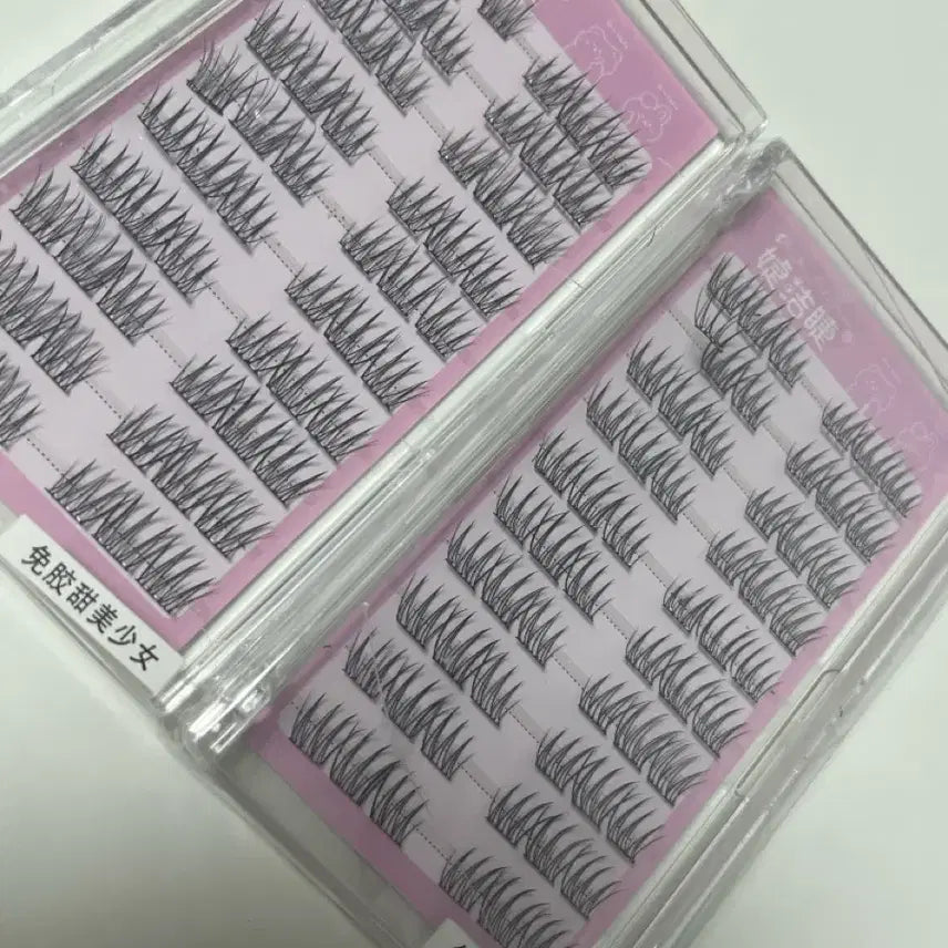 [BUNJANG] Temu No-Glue Eyelashes 2-Piece Set / 테무 노글루 속눈썹 2개 세트