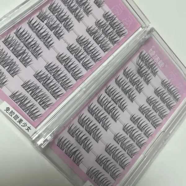[BUNJANG] Temu No-Glue Eyelashes 2-Piece Set / 테무 노글루 속눈썹 2개 세트
