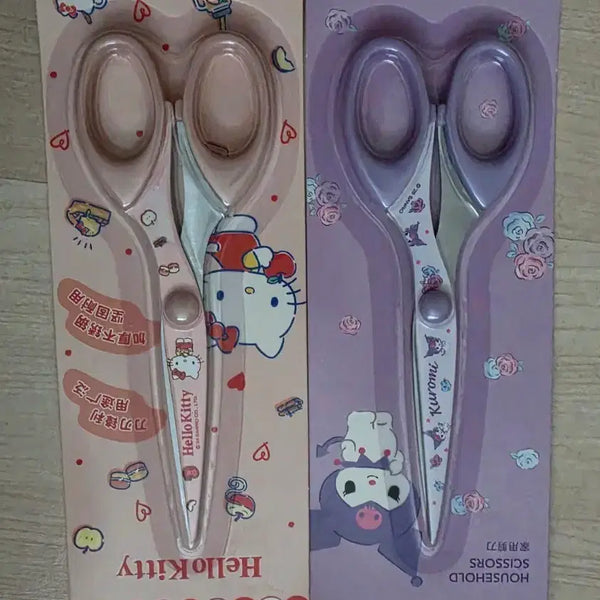 [BUNJANG] Hello Kitty & Kuromi Stainless Steel Scissors / 헬로키티 쿠로미 가위 새상품 (개당단가)