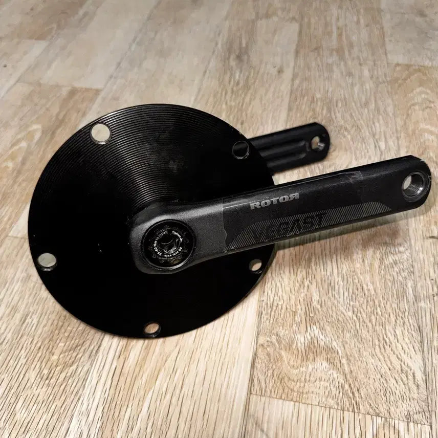 [BUNJANG] Rotor VegaST 165mm Single Speed Crankset / 로터 베가스트 165mm 싱글기어 크랭크 암비비셋 판/교