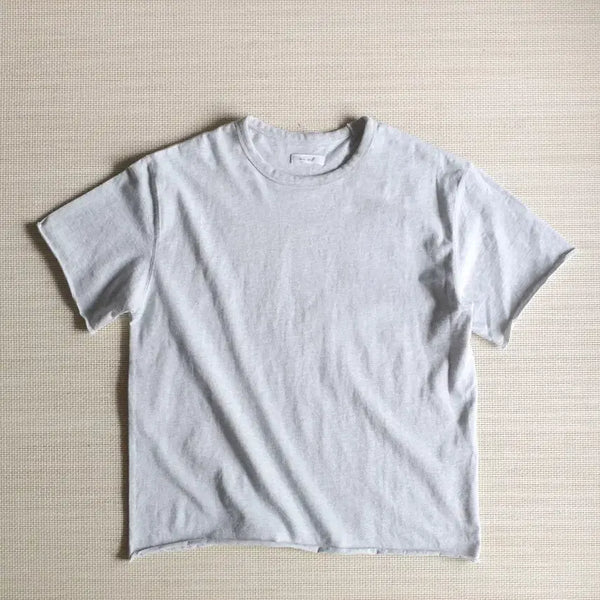 [BUNJANG] Seasalt Loop Hem Short Sleeve T-Shirt - Grey / seasalt 루프헴 반팔티 그레이 3