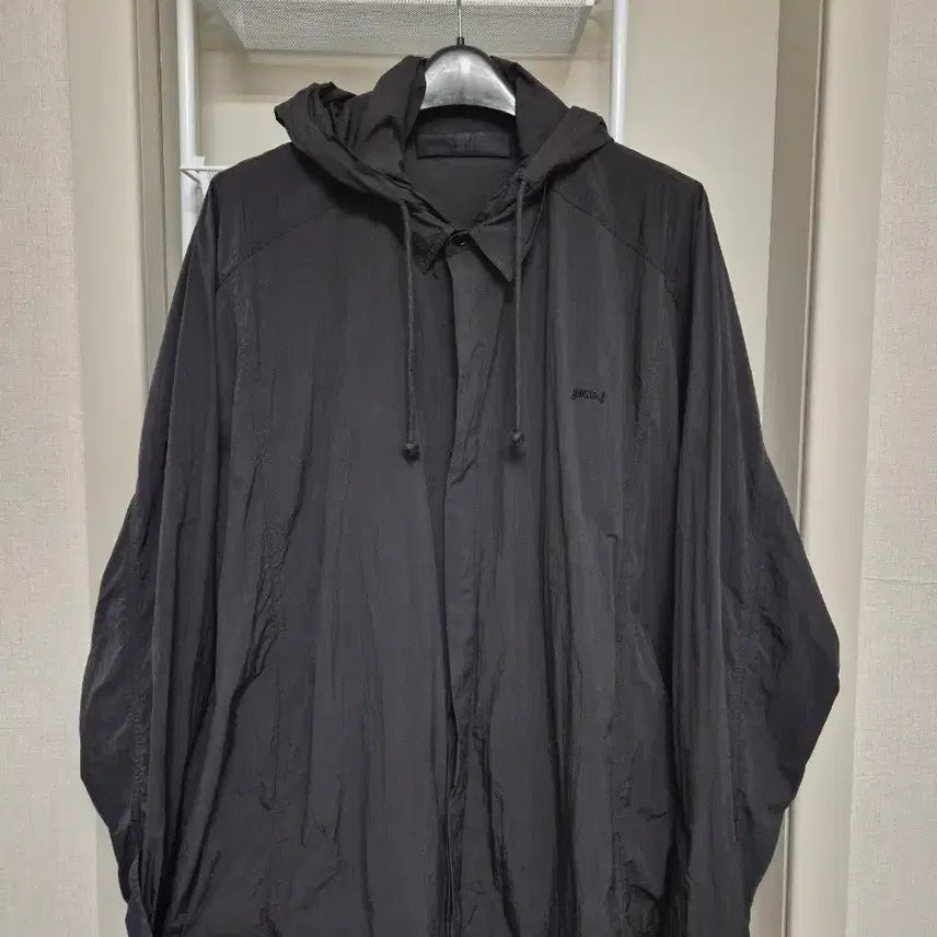 [BUNJANG] Juun.J Hooded Windbreaker Black / 준지 후드 바람막이