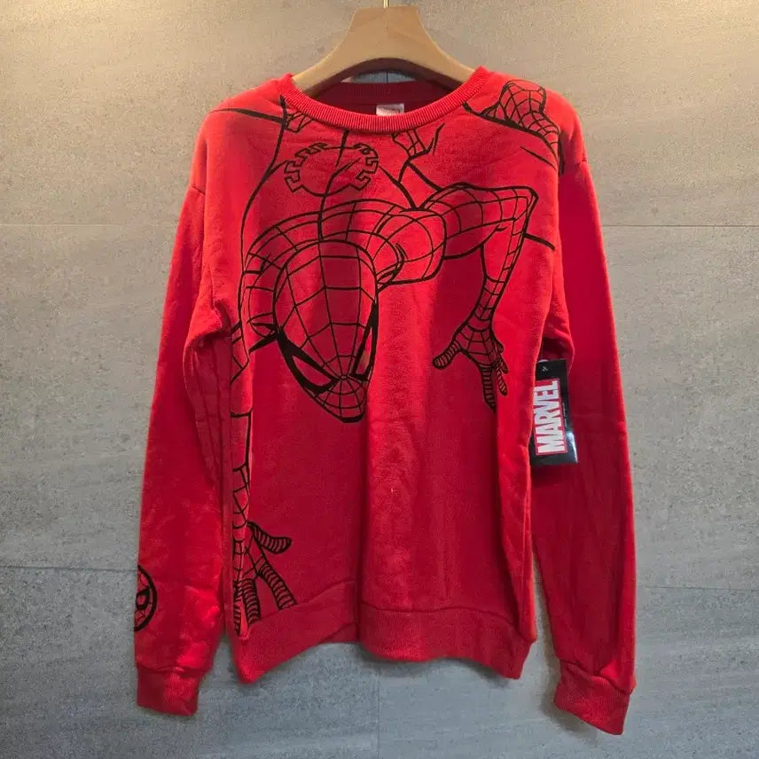 [BUNJANG] Marvel Spider-Man Graphic Sweatshirt / 마블. 정품. 스파이더맨 맨투맨.