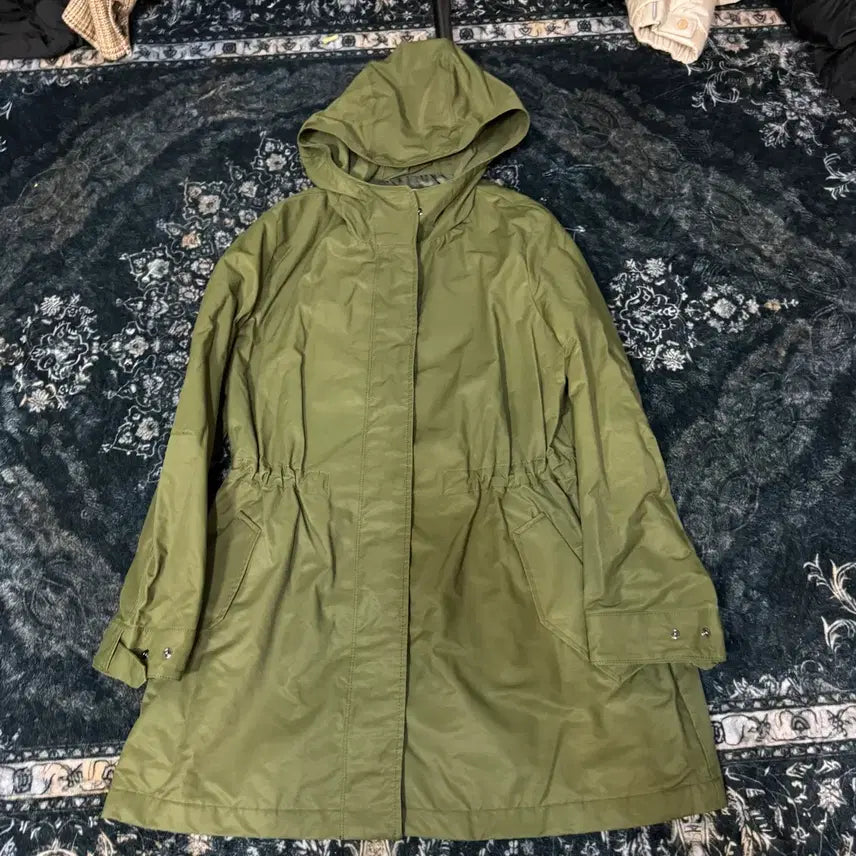 [BUNJANG] Beanpole Khaki Hooded Jacket / 빈폴 야상 후드 자켓