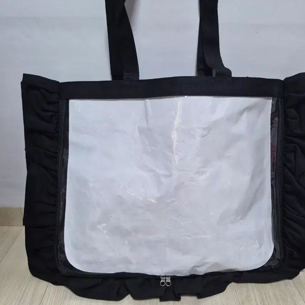 [BUNJANG] Jacamart A3 Frill Shoulder Bag Black / 자카마트 A3 이타백 숄더백 프릴 블랙 가방