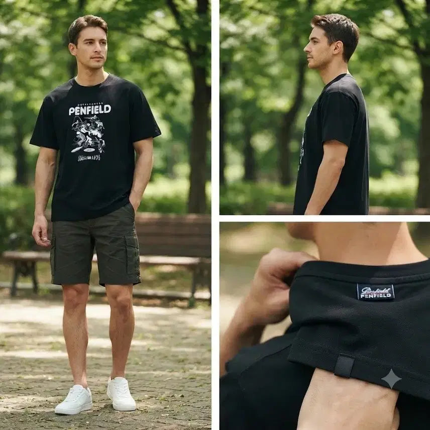 [BUNJANG] Penfield Men's T-Shirt Size 100 / (무료배송)펜필드 티셔츠 남 100