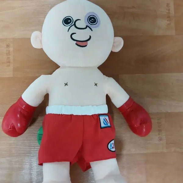 [BUNJANG] Boxing Chubby Plush Toy - Medium / 복싱 다친 빵빵이 중형 인형