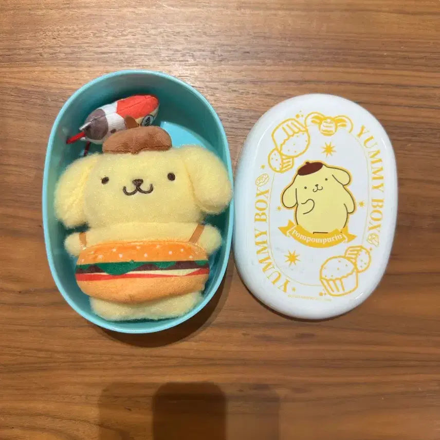 [BUNJANG] Pompompurin Lunch Box Plush Set / 폼폼푸린 도시락