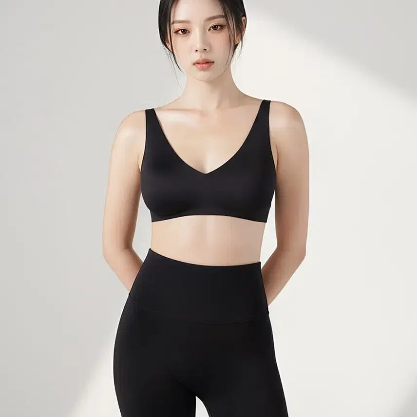 [BUNJANG] Skullpig Comfort Airy Hook-Type Bra / 스컬피그 컴포트 에어리 후크형 브라