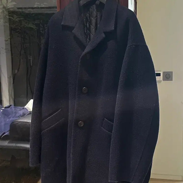 [BUNJANG] Customellow Navy Coat Size 38 / 커스텀멜로우 네이비 코트 38사이즈