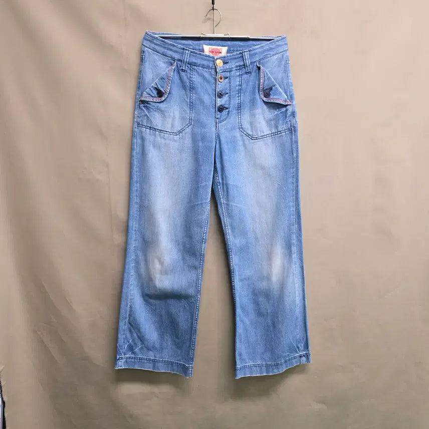 [BUNJANG] CUBE SUGAR Vintage Japanese Denim Work Pants M / CUBE SUGAR 일본 빈티지 워크 데님 팬츠 M